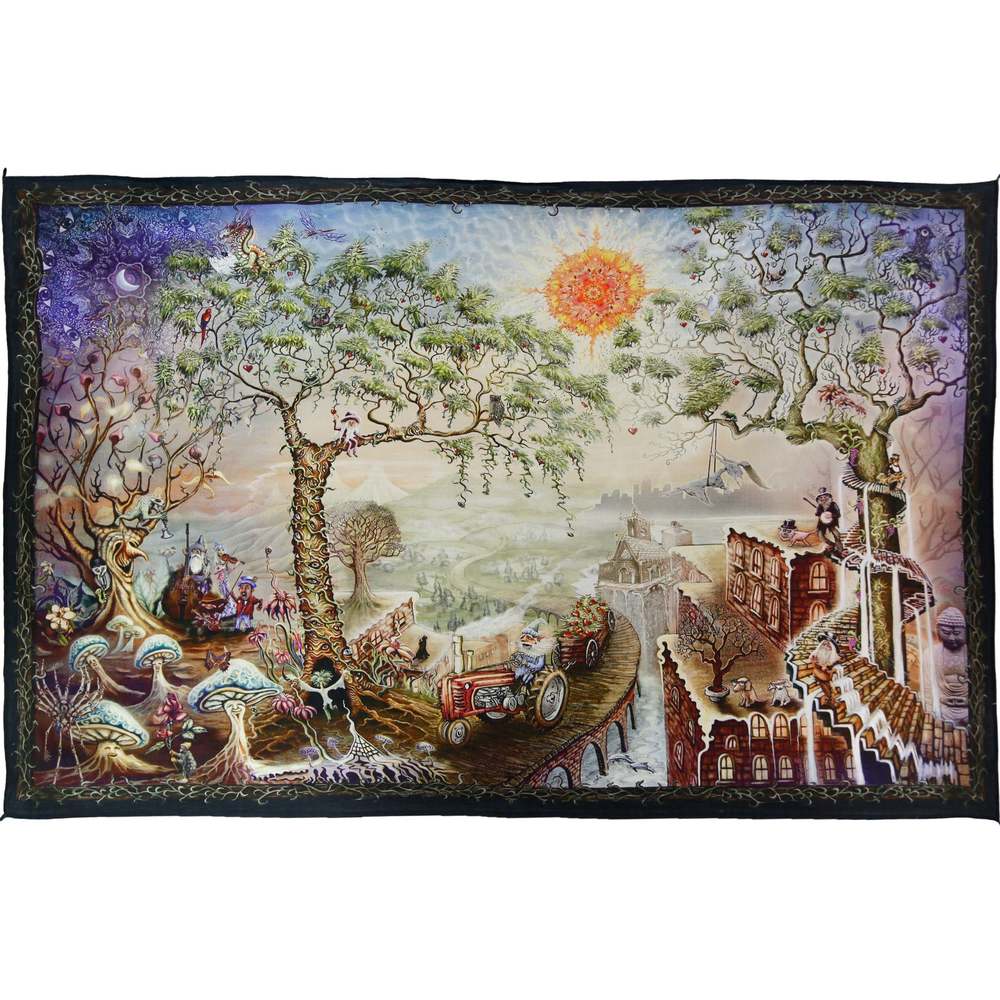 Sunshine Daydream Heady Art Print Tapestry by Sunshine Joy